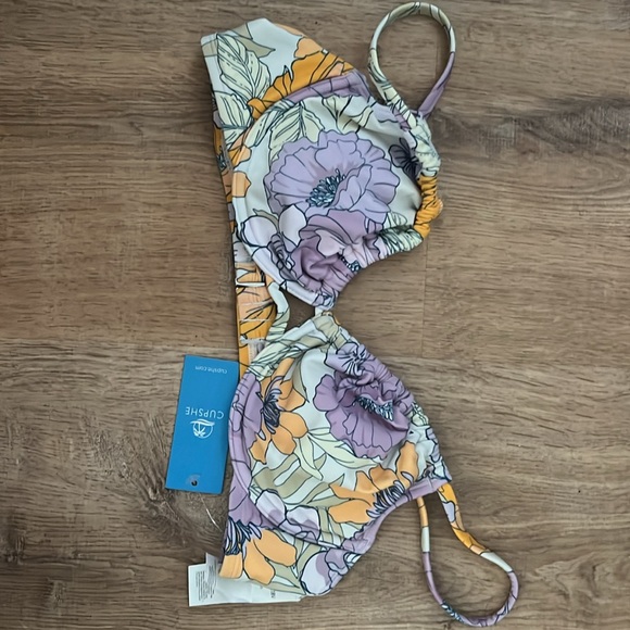 NWT Cupshe high waisted bikini size medium - Picture 4 of 5